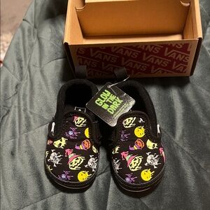 Vans Kids Black Glow Sneakers